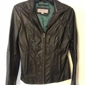 Marc New York black leather jacket
